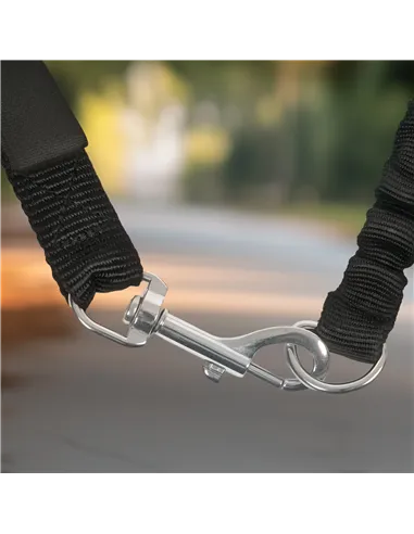 PawHut Dog Lead for Bicycle, Dog Leash for Cycling, Training, Jogging, Black