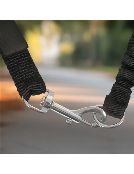 PawHut Dog Lead for Bicycle, Dog Leash for Cycling, Training, Jogging, Black