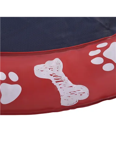 PawHut Dog Splash Pad, Pet Sprinkler Mat, Non-Slip Dog Paddling Pool, Foldable Outdoor Sprinkler and Splash Mat Water Play for G