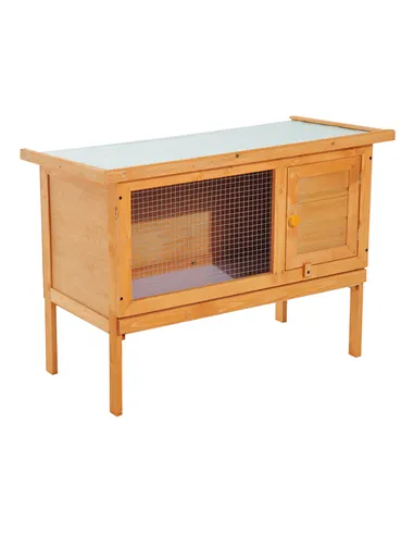 Pawhut Guinea Pigs Hutches,90Lx45Wx65H cm-Fir Wood