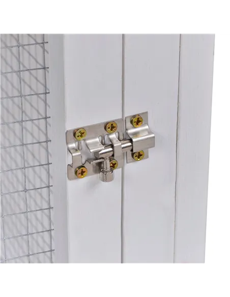 PawHut Guinea Pigs Hutches Wood Bunny Cage for Outdoor Indoor w/ Pull Out Tray Run Box Ramp