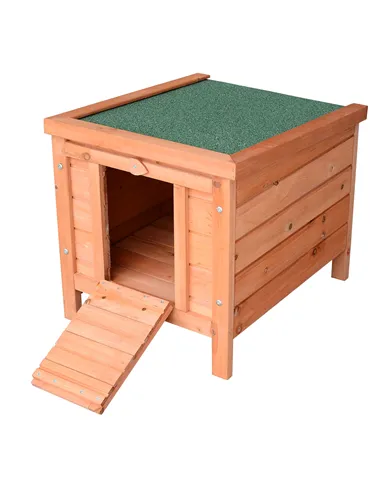 PawHut 20" Wooden Guinea Pigs Hutches-Fir Wood