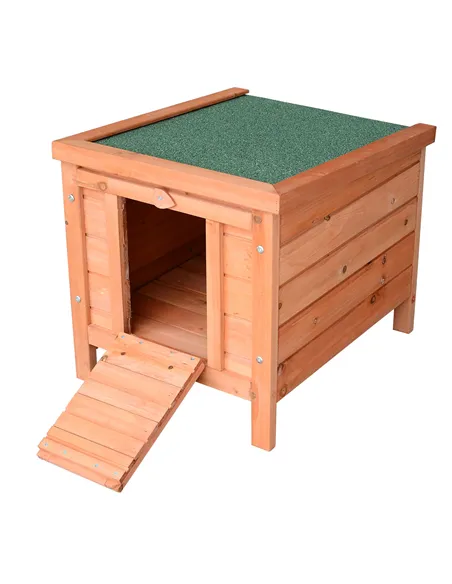 PawHut 20" Wooden Guinea Pigs Hutches-Fir Wood