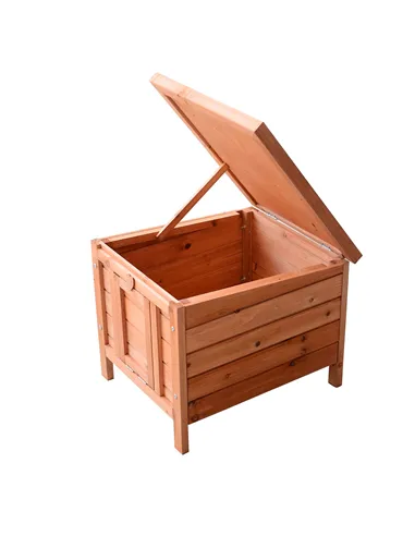 PawHut 20" Wooden Guinea Pigs Hutches-Fir Wood