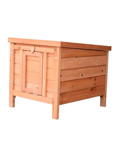 PawHut 20" Wooden Guinea Pigs Hutches-Fir Wood