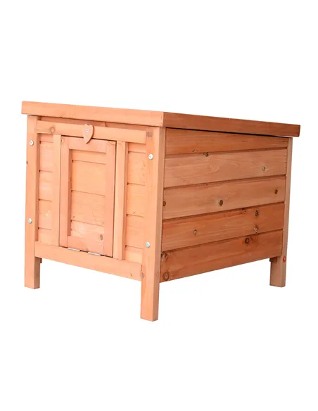 PawHut 20" Wooden Guinea Pigs Hutches-Fir Wood