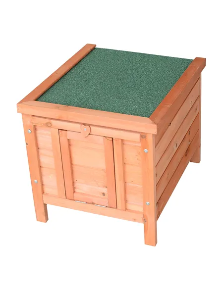 PawHut 20" Wooden Guinea Pigs Hutches-Fir Wood