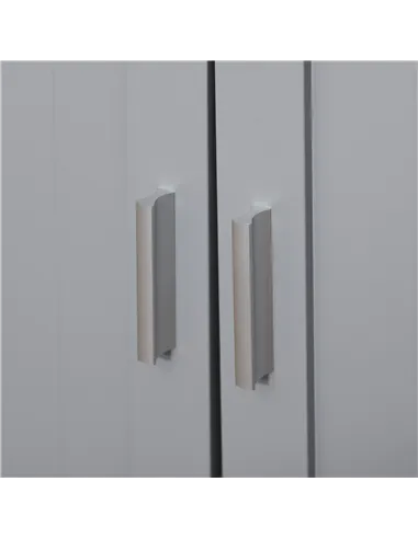 PawHut Wooden Cat Litter Box Enclosure Furniture with Adjustable Interior Wall & Large Tabletop for Nightstand, Grey