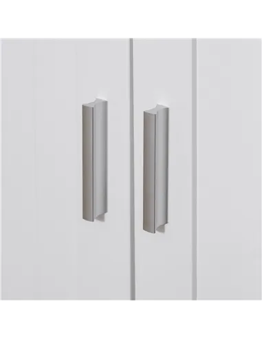 PawHut Wooden Cat Litter Box Enclosure Furniture with Adjustable Interior Wall & Large Tabletop for Nightstand, White