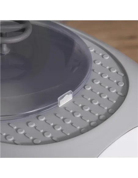 PawHut Cat Litter Box Toilet with Litter Scoop Enclosed Drawer, Front Entry Top Exit, Easy To Clean Grey
