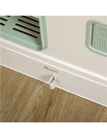 PawHut Cat Litter Box, Hooded Cat Litter Tray, with Drawer Pan, Scoop, Deodorants
