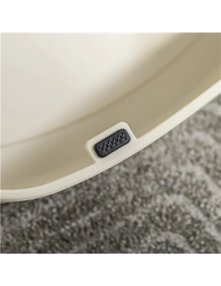 PawHut Foldable Pet Stairs Portable Dog Steps 3-Step Design with Non-slip Mats for High Beds, Sofas, 49 x 38 x 38 cm, Cream