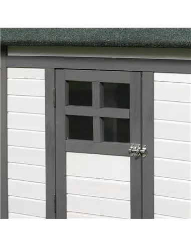 PawHut Chicken Coop Small Animal Pet Cage w/ Nesting Box Outdoor Run Wooden