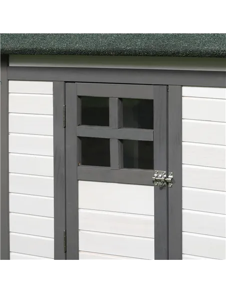 PawHut Chicken Coop Small Animal Pet Cage w/ Nesting Box Outdoor Run Wooden