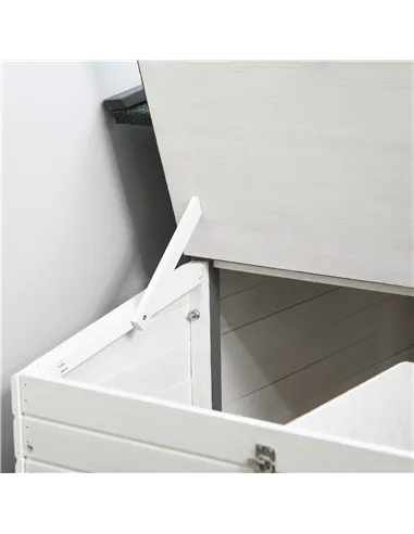 PawHut Chicken Coop Small Animal Pet Cage w/ Nesting Box Outdoor Run Wooden