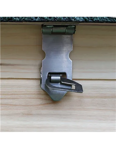 PawHut Chicken Coop Small Animal Pet Cage w/ Nesting Box Outdoor Run Backyard Wooden