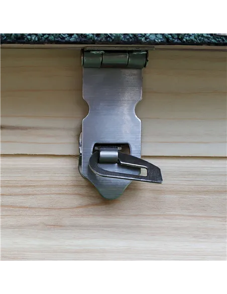 PawHut Chicken Coop Small Animal Pet Cage w/ Nesting Box Outdoor Run Backyard Wooden