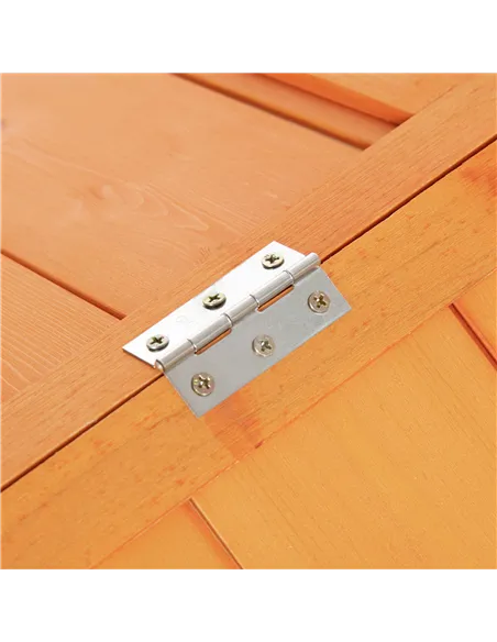 PawHut Wooden Chicken Coop with Nesting Box, Openable Roof, for 4-8 Chickens