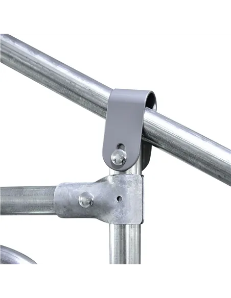 PawHut Large Chicken Coop, Galvanised Walk In Chicken Coop Hen House w/ Water-Resist Cover, 3 x 1.7 x 1.9m