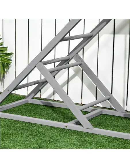 PawHut Walk In Chicken Run with Chicken Activity Shelf and Cover, 3 x 2 x 2m