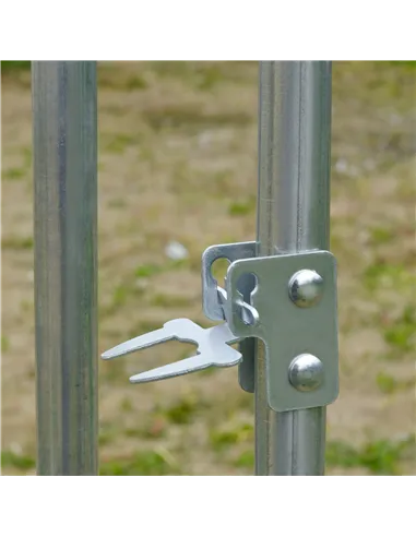 PawHut Walk In Chicken Run with Chicken Activity Shelf and Cover, 2.8 x 3.8 x 2m