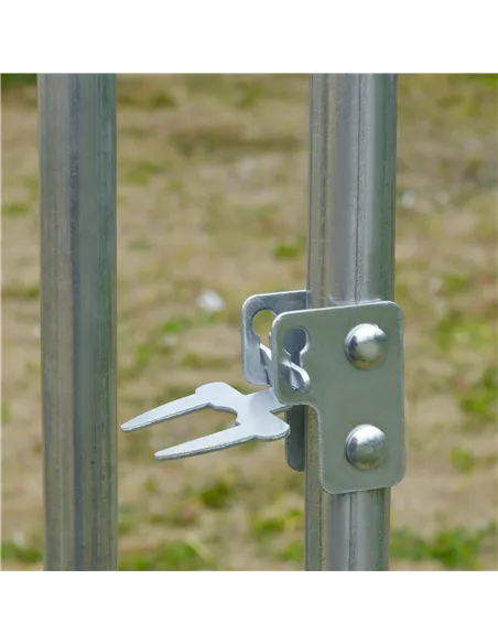 PawHut Walk In Chicken Run with Chicken Activity Shelf and Cover, 2.8 x 3.8 x 2m