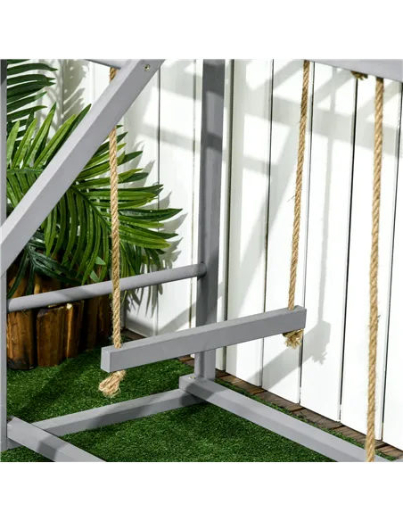 PawHut Walk In Chicken Run with Chicken Activity Shelf and Cover, 2.8 x 3.8 x 2m