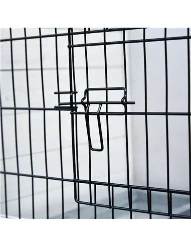 PawHut 2-Tier Wooden Rabbit Hutch Guinea Pig House Bunny Cage Backyard w/ Openable Roof Small Animal House for Outdoor Grey, 108