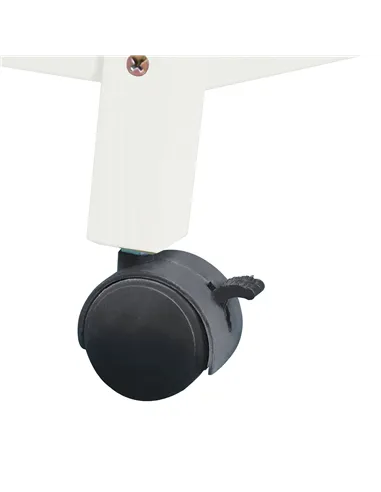 PawHut Wooden Rabbit Hutch Indoor with Wheels, Openable Roof, 91.5 x 53.3 x 73 cm, Grey