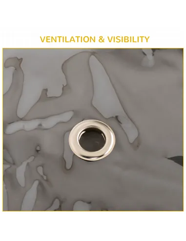 PawHut Rabbit Hutch Cover, Water-Resistant Pets Cage Protector, Breathable Guinea Pig Cage Cover - Brown