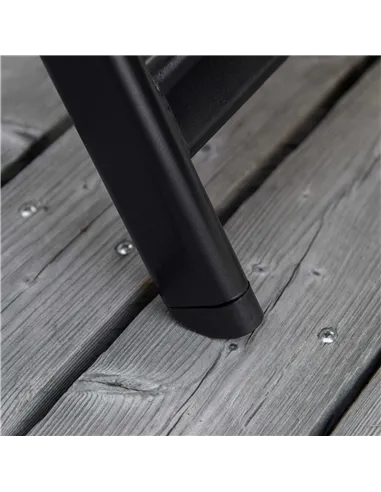 Outdoor Set of 2 Outdoor Sun Lounger 10-Position Adjustable Texteline Folding Reclining Chairs with Footrest for Patio Garden, B