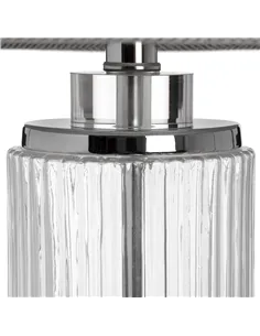 Hill Interiors Roma Glass Table Lamp 17587 2
