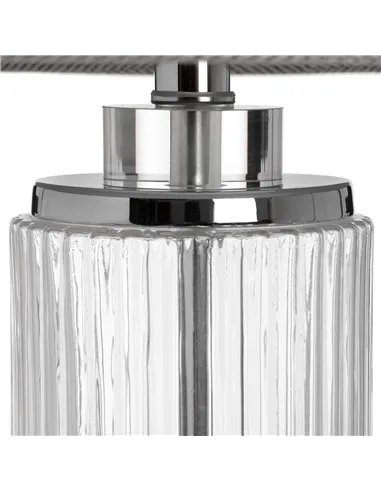 Hill Interiors Roma Glass Table Lamp 17587