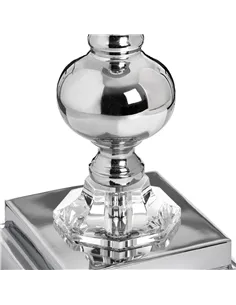 Hill Interiors Milan Chrome Table Lamp 17590 2