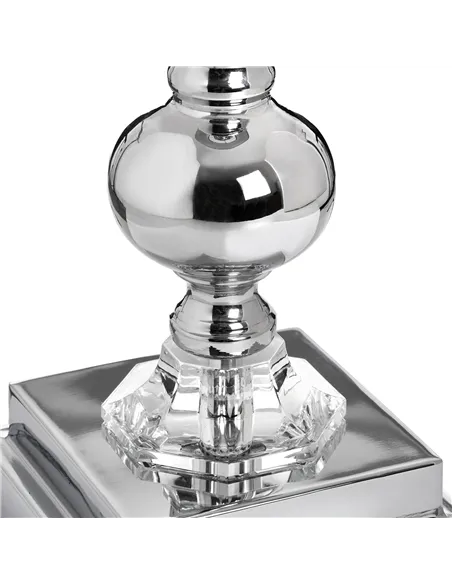 Hill Interiors Milan Chrome Table Lamp 17590
