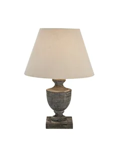 Hill Interiors Incia Urn Wooden Table Lamp 21283 2
