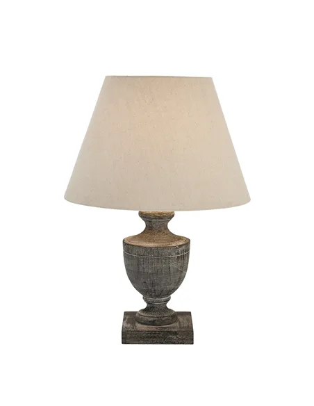Hill Interiors Incia Urn Wooden Table Lamp 21283