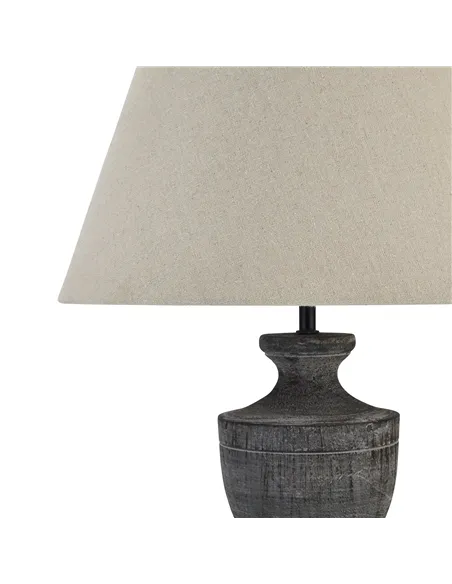 Hill Interiors Incia Urn Wooden Table Lamp 21283