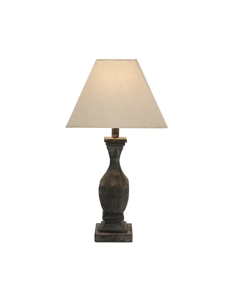 Hill Interiors Incia Fluted Wooden Table Lamp 21284