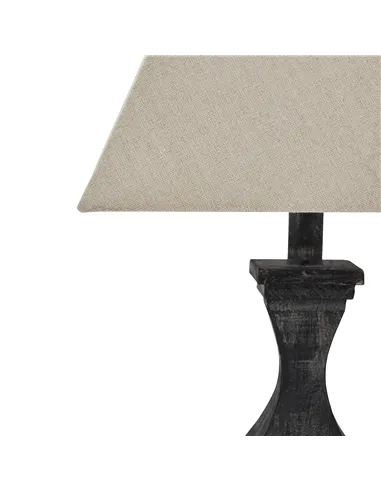 Hill Interiors Incia Fluted Wooden Table Lamp 21284