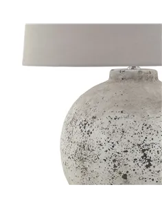 Hill Interiors Tiber Large Stone Ceramic Lamp 23029 2
