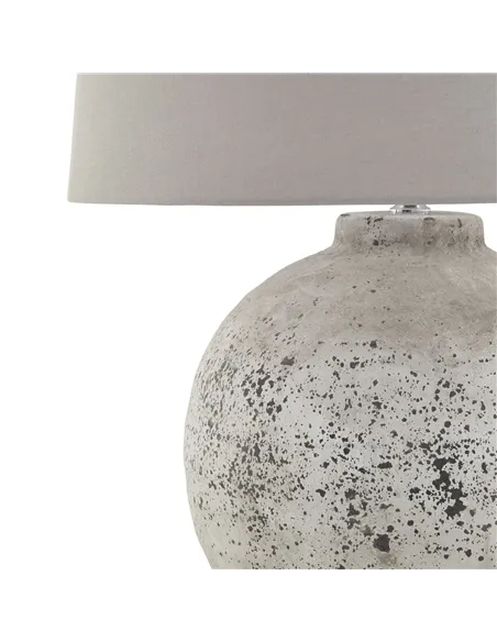 Hill Interiors Tiber Large Stone Ceramic Lamp 23029