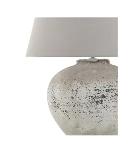 Hill Interiors Regola Large Stone Ceramic Lamp 23030 2