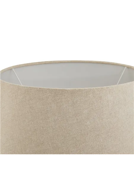 Hill Interiors Conical Wicker Table Lamp With Linen Shade 23055