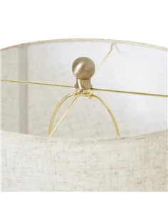 Hill Interiors White Wash Wicker Table Lamp With Linen Shade 23724 2