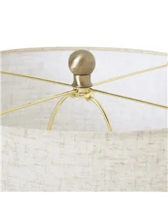 Hill Interiors White Wash Wicker Globe Table Lamp With Linen Shade 23725 2