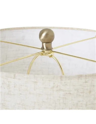 Hill Interiors White Wash Wicker Globe Table Lamp With Linen Shade 23725