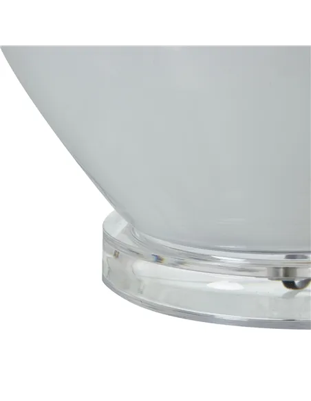 Hill Interiors Grey Shadows Table Lamp With Linen Shade 23733