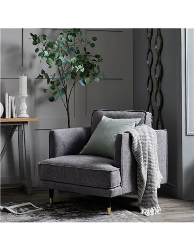 Hill Interiors Hampton Grey Large Arm Chair 21404