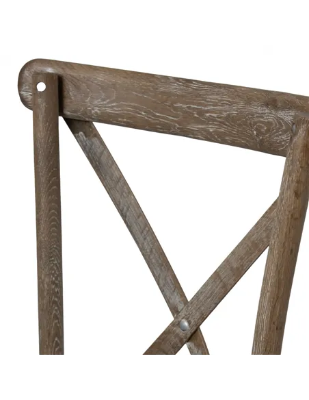 Hill Interiors Light Oak Cross Back Dining Chair 22926